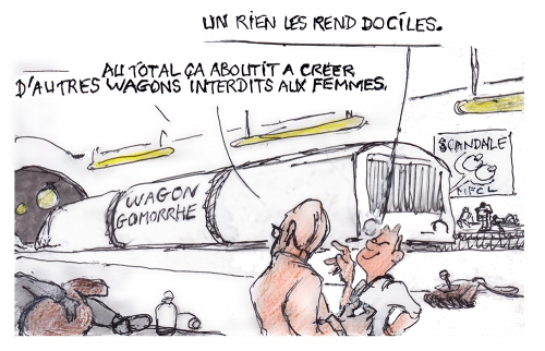 wagon réservé aux femmes,métro rer fondation des femmes,céline piques