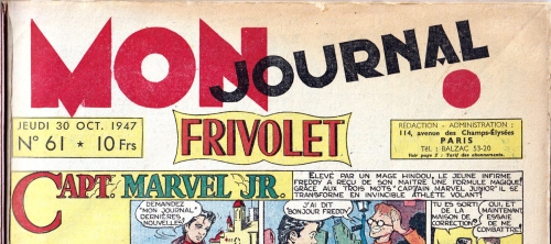 BD Frivolet,Bernadette Ratier,Mon Journal,Résistance Combat,J. Chesnais,  Tarzanide du grenier,bandes dessinées de collection,Bar Zing,Montluçon,
