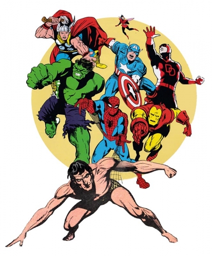 iron man,spiderman,hulk,tarzan,marvel origines,stan lee