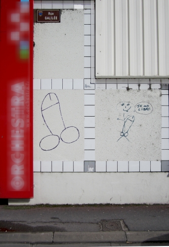 Montluçon,graffiti,moeurs,communauté d'agglomération montluçonnaise,sexualité,
