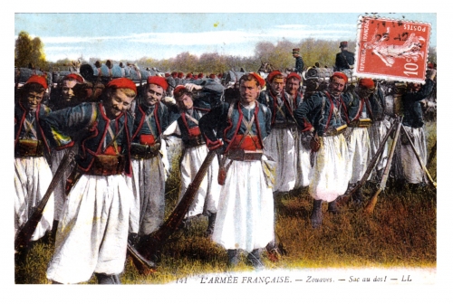 CP-Zouaves-sac-au-dos, 1913.jpg
