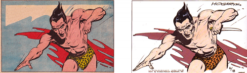 tarzan,burnes hogarth,loi juillet 1949,tex willer,bd rodéo 1956