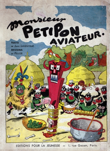 bd monsieur petipon aviateur,editions pour la jeunesse,pellos,joséphine baker,doc jivaro,bandes dessinées de collection,tarzanides du grenier.