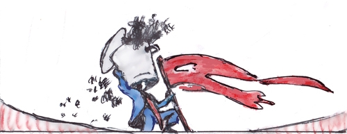 Bagayoco et la poubelle en feu.jpg