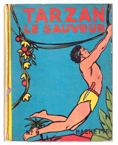 tarzan n°9,1947,éditions hachette tarzan,dessins hogarth,bandes dessinées de collection,tarzanide,bar zing