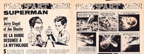 Superman,Spirou,Hurrah !,Jerry Siegel,Joé Shuster,Le fantôme d’acier,bandes dessinées de collection,Bar Zing,