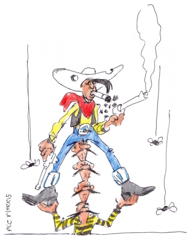 woke,nicotine,Loi evin,Morris,Lucky Luke,les daltons,Spirou,Tarzanide du grenier,bandes dessinées de collection,Bar Zing,Montluçon,