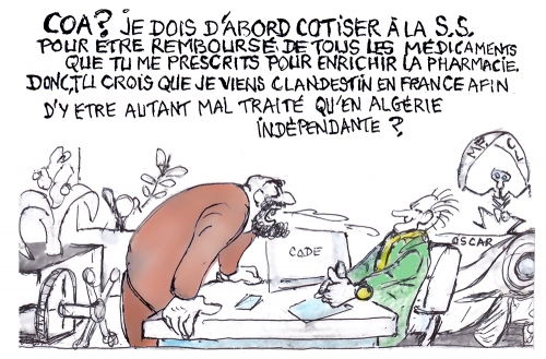 accords france algérie 1968,avantages financiers des visas algériens en france,département 93,oran 1968,harkis et fln,mélenchon porteur de valises,isabelle adjani