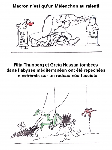 zemmour,mélenchon,rima hassan und greta thunberg,gaza,reconquête