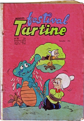 tartine,benoît brisefer,peyo,giulio chierchini,tartine mariol,bandes dessinées de collections