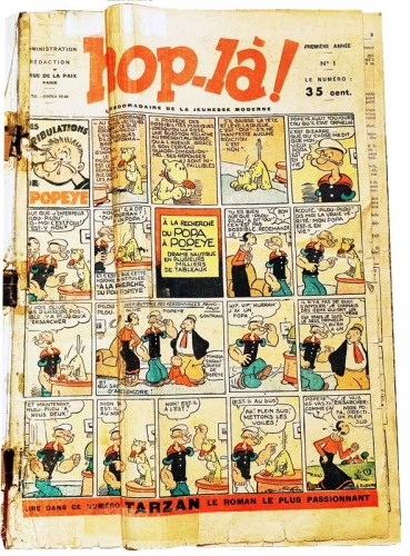 Ségar,Popeye,Hop-La ! 1935,éditions Jules Tallandier,sirènes Antiquité Grecque,bandes dessinées de collection,tarzanide,Bar Zing,