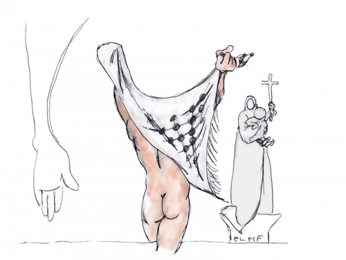 Eglise de la Madeleine militantes Hamas.jpg