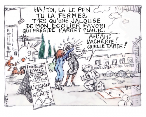 marine le pen,brigitte macron,démission macron,rn,lfi,les seins de glace,les saints de glace