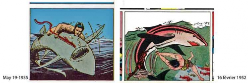 tarzan,editions del duca,rex maxon,les dents de la mer,bd,bandes dessinées anciennes,bandes dessinées de collection