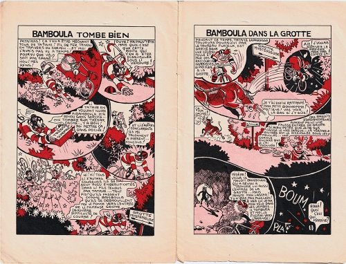 Rouff 1933,Bamboula,Bigorno,Mat,BD Rouff,BD 1953,baqndes dessinées de collection,