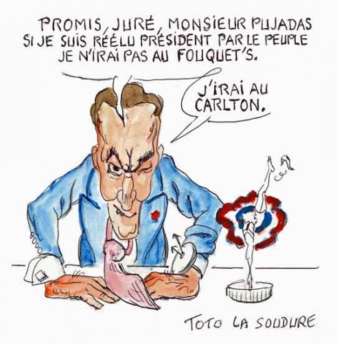 Nicolas Sarkozy,Fouquet's,J.T de France 2,David Pujadas